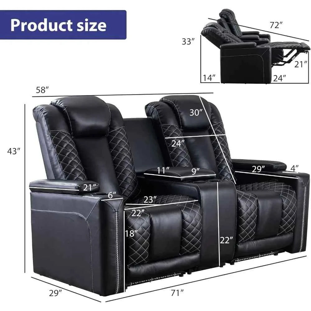 Luxury Electric Power Recliner Set™ – Ultimate Comfort, Modern Design