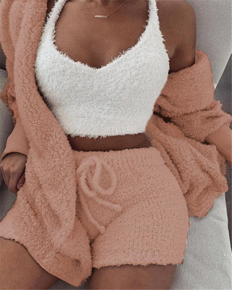 Women’s 3-Piece Lounge PJ & Shorts Set