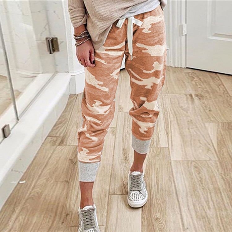 Camo Drawstring Joggers