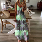 Printed Camisole Maxi Dress