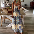 Printed Camisole Maxi Dress