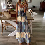 Printed Camisole Maxi Dress