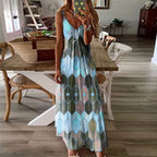 Printed Camisole Maxi Dress