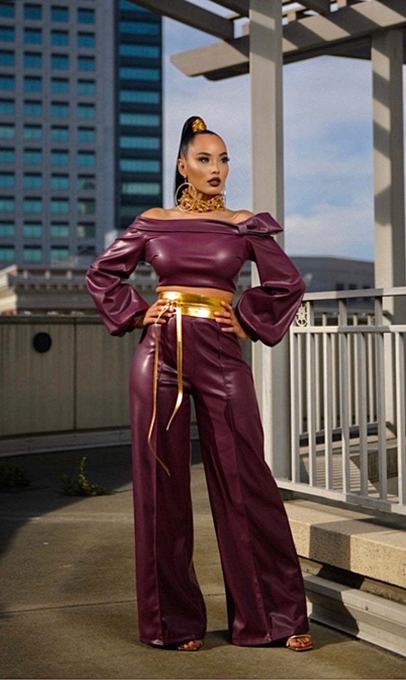 Women’s Fashion Leather Suit Jacket