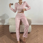 Printed Homewear Two-Piece Set