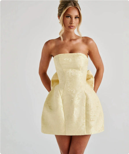 Strapless Bow Dress