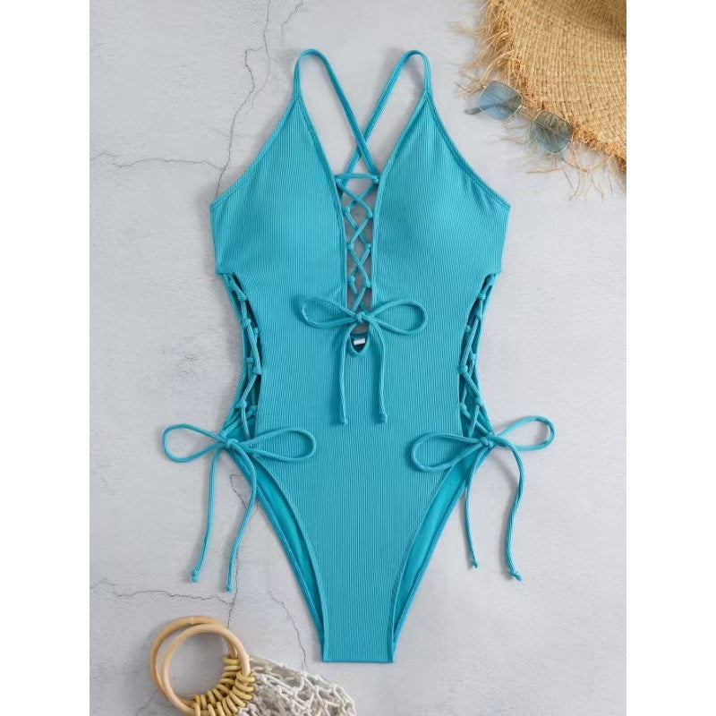Women’s Backless One-Piece Swimsuit