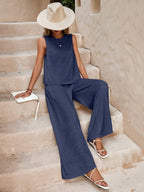 Elegance Casual Two-Piece Pants Set
