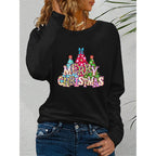 Women’s Christmas Graphic Long Sleeve Tee