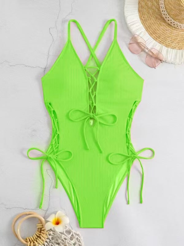 Women’s Backless One-Piece Swimsuit