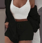 Women’s 3-Piece Lounge PJ & Shorts Set