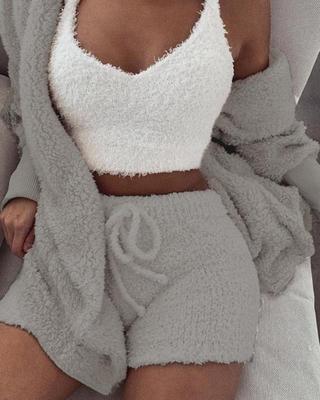 Women’s 3-Piece Lounge PJ & Shorts Set
