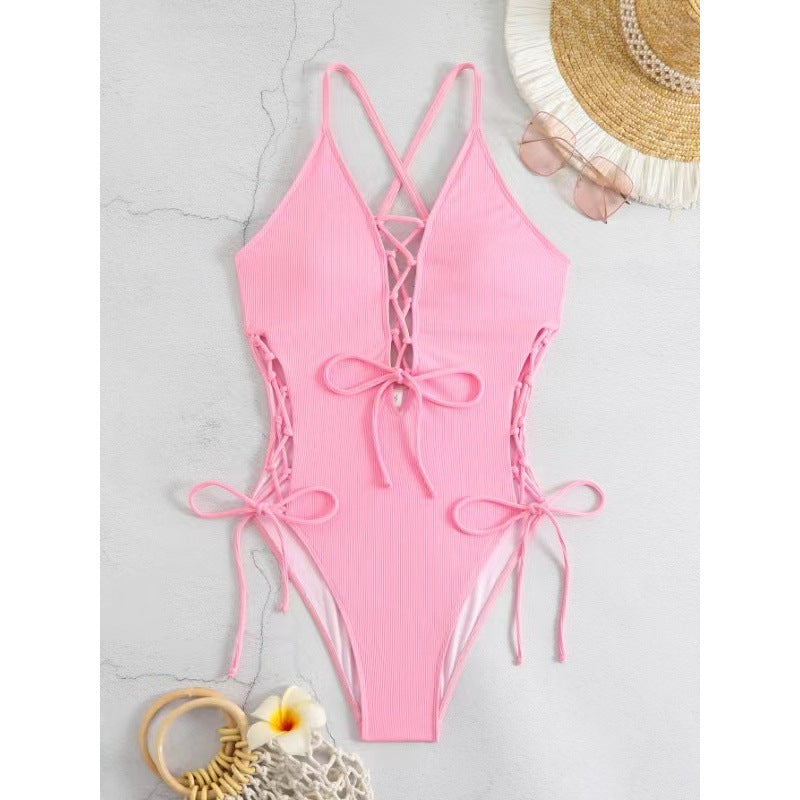 Women’s Backless One-Piece Swimsuit
