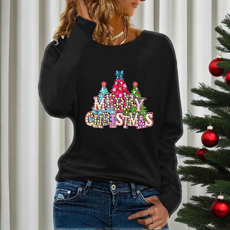 Women’s Christmas Graphic Long Sleeve Tee