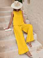 Elegance Casual Two-Piece Pants Set