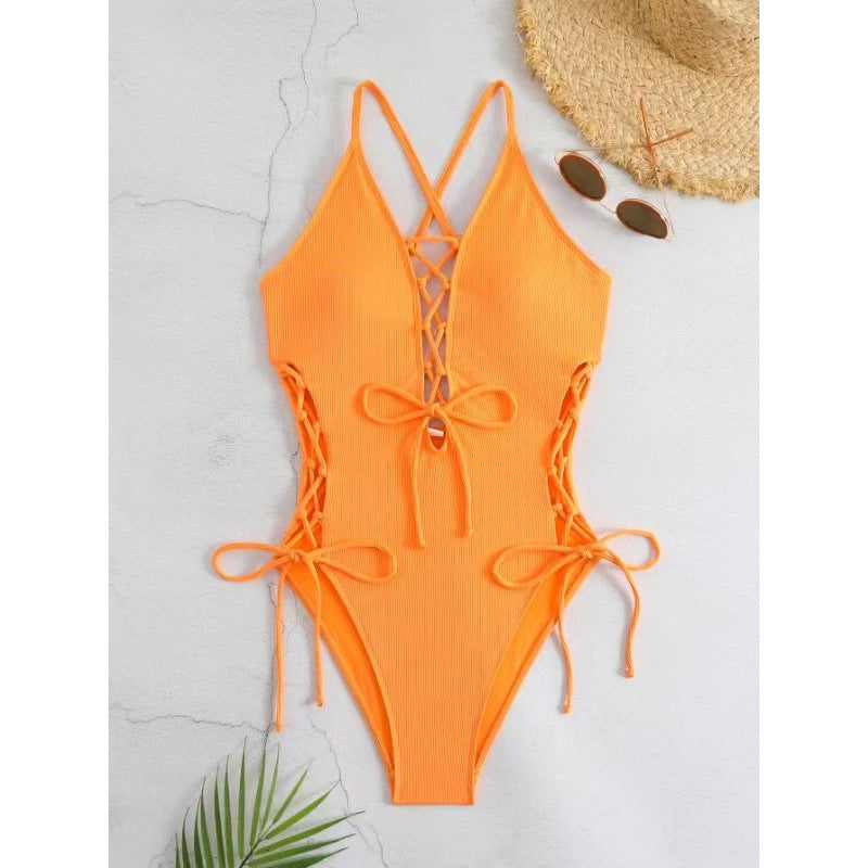 Women’s Backless One-Piece Swimsuit