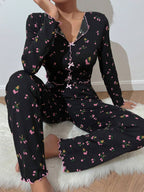 Printed Homewear Two-Piece Set