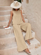 Elegance Casual Two-Piece Pants Set