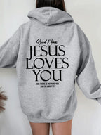 Brushed Hooded Sweatshirt with Pocket