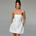Strapless Bow Dress
