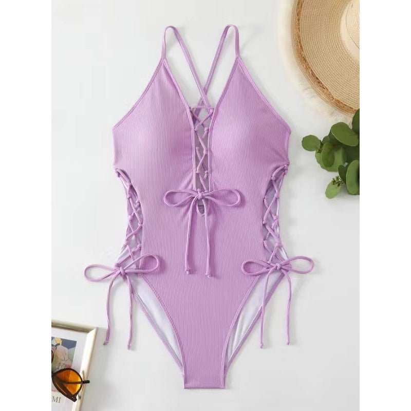 Women’s Backless One-Piece Swimsuit