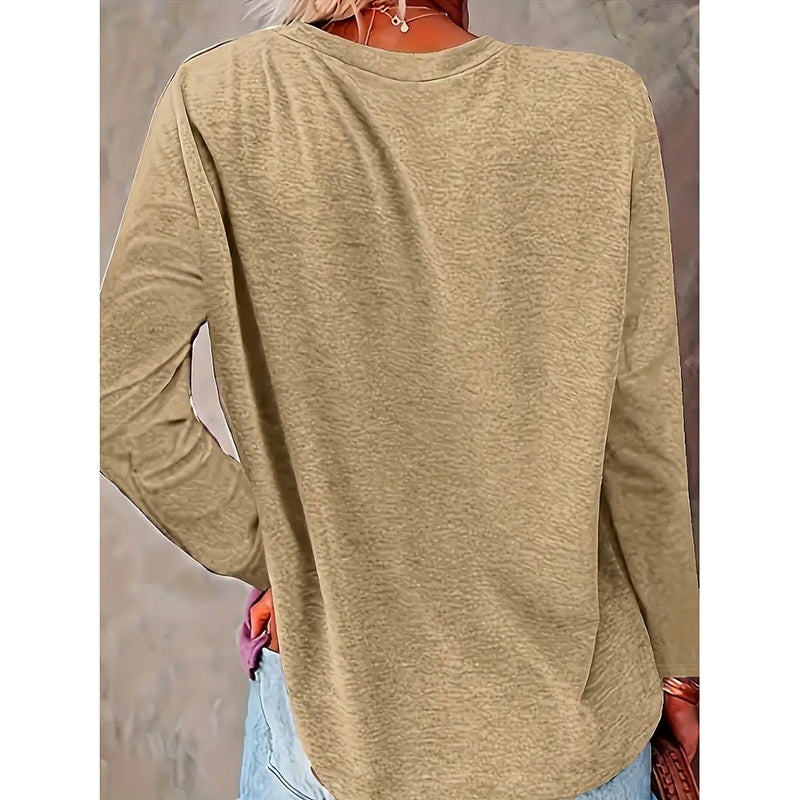 Women’s Casual Long Sleeve Graphic T-Shirt