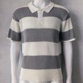 Men’s Short Sleeve Lapel Sweater