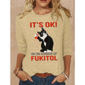 Women’s Casual Long Sleeve Graphic T-Shirt
