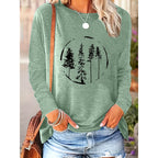 Women’s Christmas Graphic Long Sleeve Tee